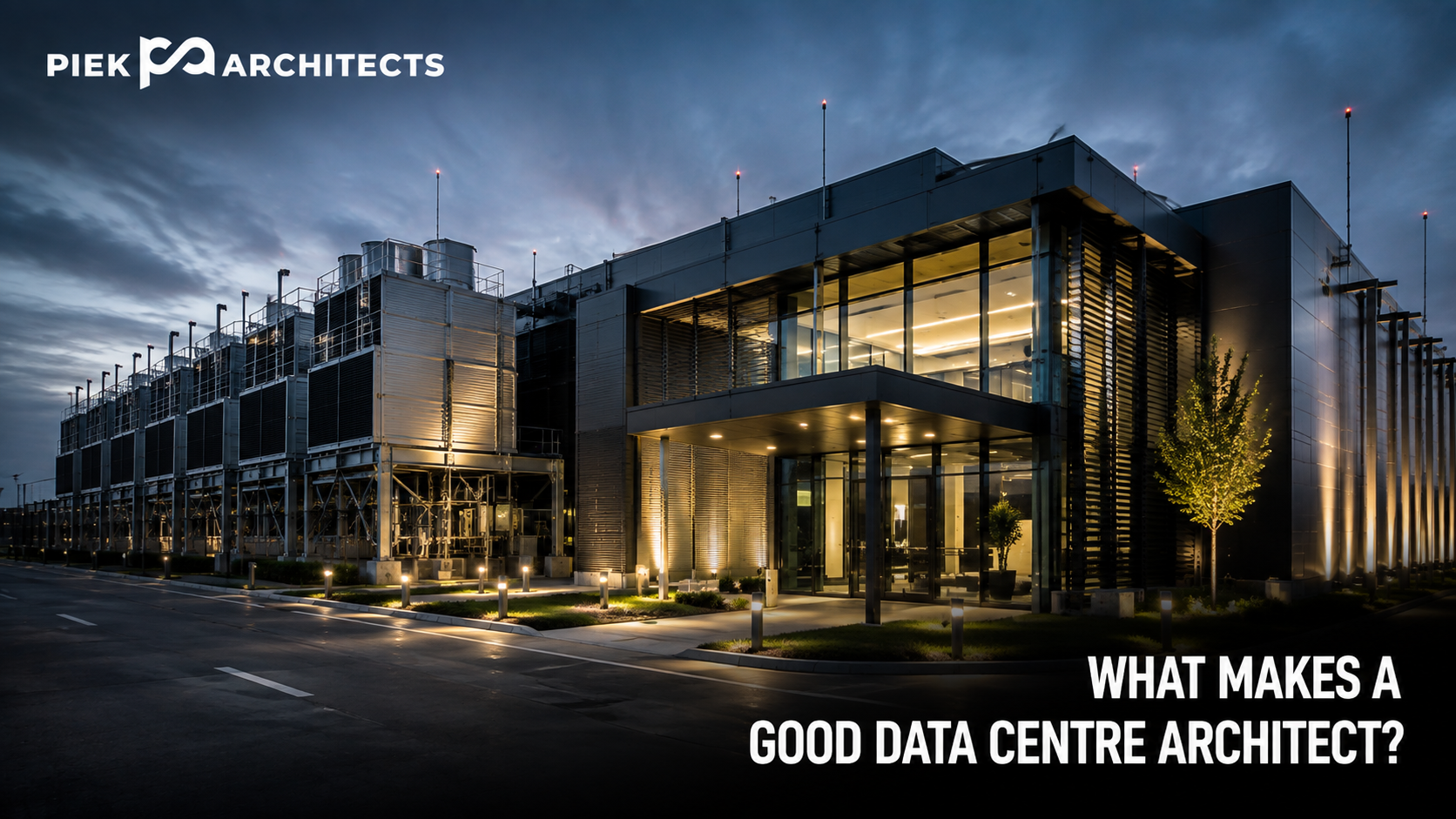 Modern data centre facility in South Africa showcasing secure, mission-critical architecture with advanced cooling systems, resilient infrastructure and contemporary building design.